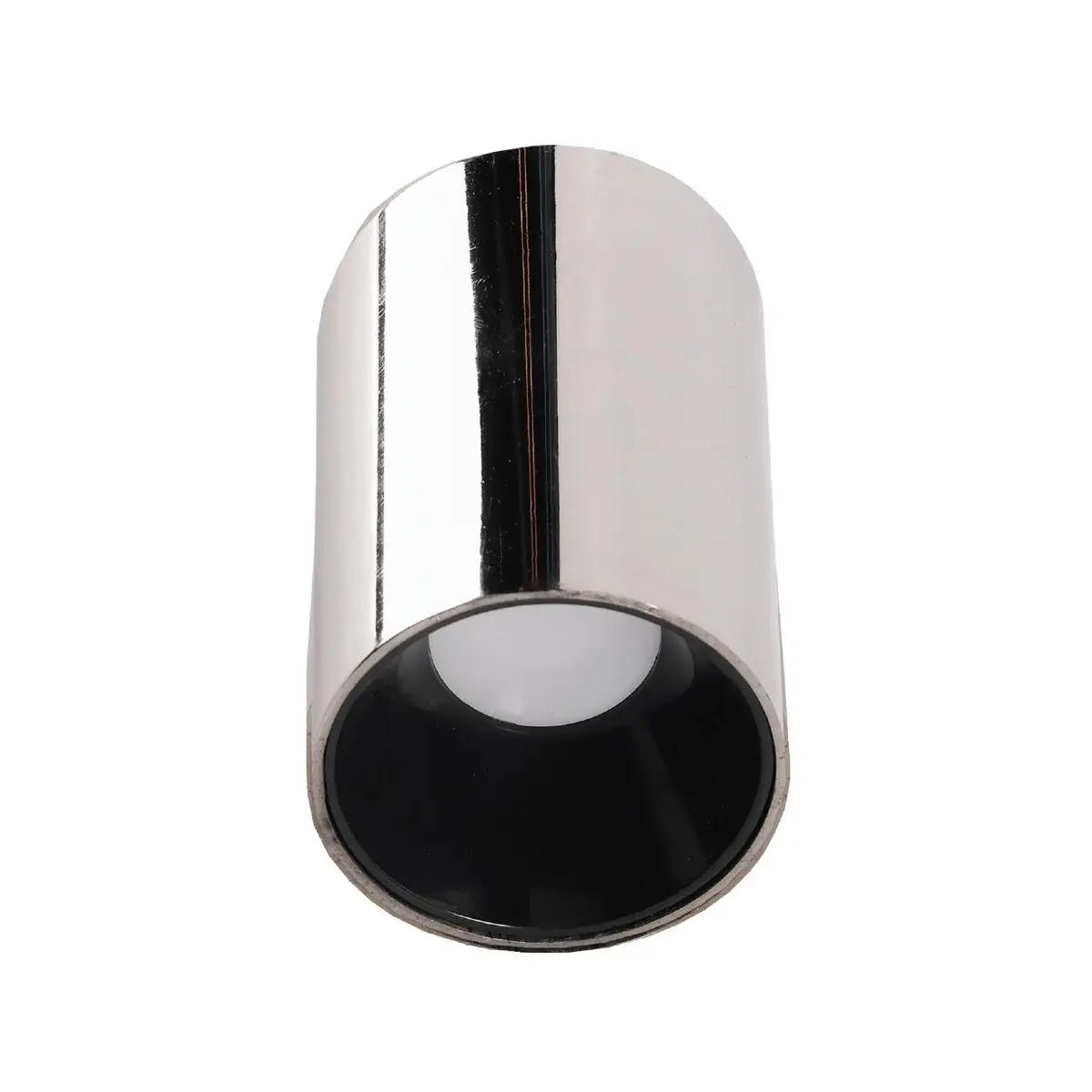 ACK Sıvaüstü Dekoratif Armatür Ø80Mmx110Mm    Parlak Altın  Reflektör Krom Kasa AH12-08565
