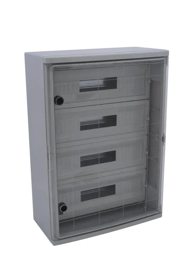 Çetinkaya Pano 40x60x20 ABS Pano 4x17 Seffaf kapakli ÇP 5115