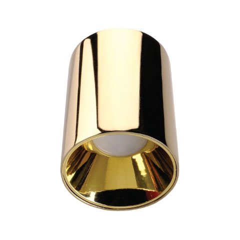 ACK Sıvaüstü Dekoratif Armatür Ø80Mmx110Mm    Parlak Altın  Reflektör Altın Kasa AH12-08566