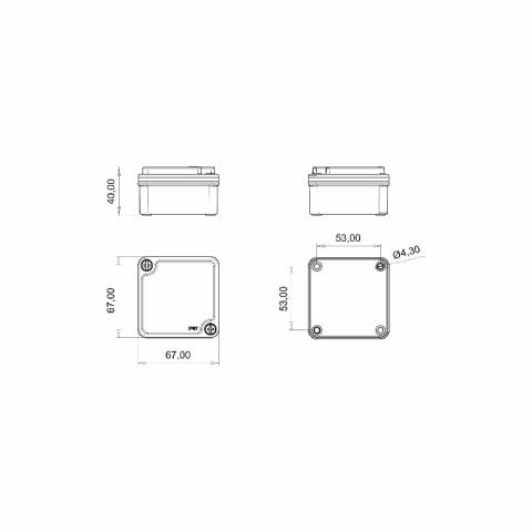 Bemis 65X65X40 Ip67 Exbb3-2103-1017