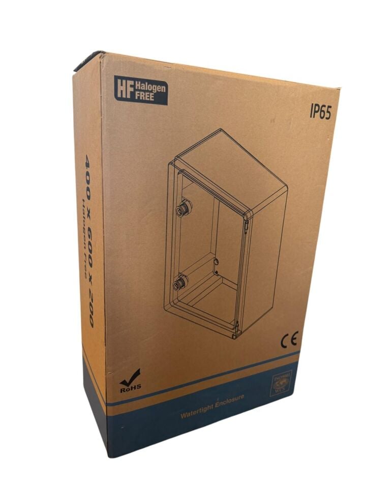 Çetinkaya Pano  40x60x20 ABS Pano 4x17 Seffaf kapakli ÇP 5115