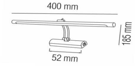 Horoz 040-014-0008 Anka-8 8W Krom 4200K Led Aplik