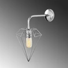 Aydinlatmadunyam Aplik Chrome Elmas-6302