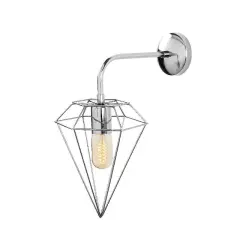 Aydinlatmadunyam Aplik Chrome Elmas-6302