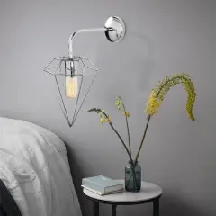 Aydinlatmadunyam Aplik Chrome Elmas-6302