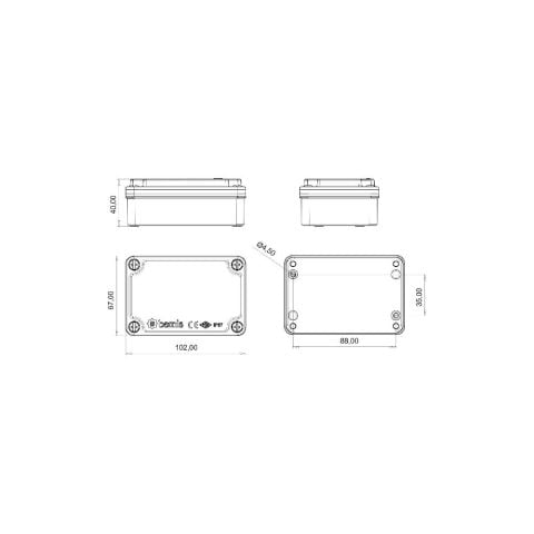 Bemis 65X100X40 Ip67 Exbb3-2113-1017