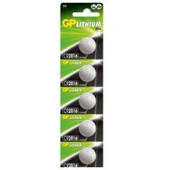 Gp Tekli CR2016 3V Lithium Dügme Pil