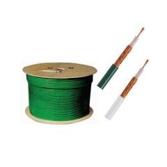 Rg6U6 Uydu Anten Kablosu Yeşil 500 Mt