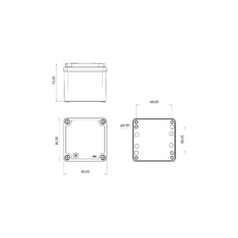 Bemis 80X80X73 Ip67 Exbb3-2131-0097