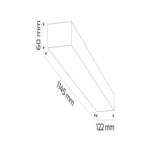 Goya Gy 4319 Siyah Kasa 60W 3000K Yüksek Tavan Arm