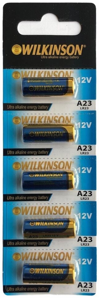 Wilkinson High Power Alkaline Battery 12V A23 Adet Fiyatıdır