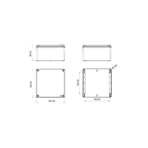 Bemis 160X160X90 Ip67 Exbb3-2143-1047