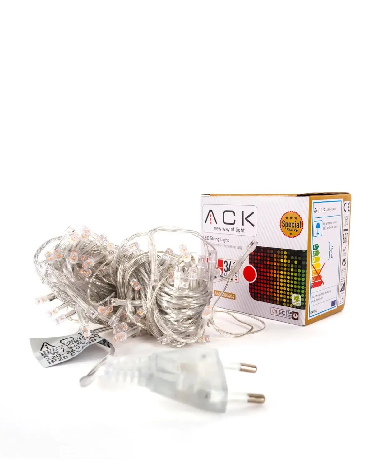Ack 10Mt 100Led Kirmizi 220V Eklenebilir Led en uygun fiyatlı satıcı