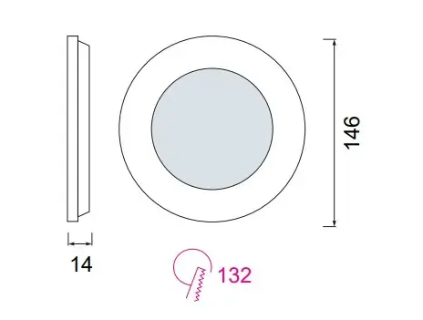 Horoz 9 W Led Panel Günışığı 2700k Alüminyum Slim-9 H-056-003-0009-0001