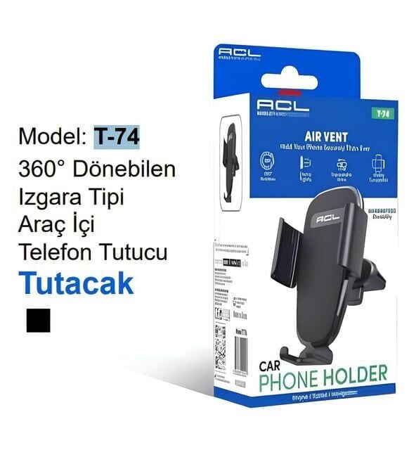 Acl Izgara Tipi Araç Içi Telefon Tutucu