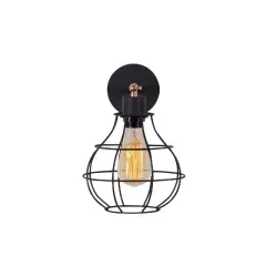 Aydinlatmadunyam Aplik Black Armuttel-Mr-873