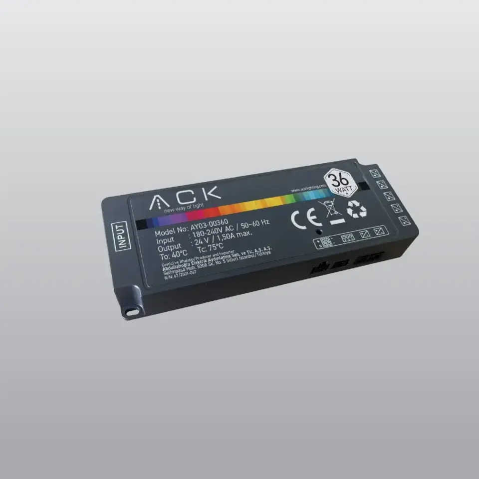 ACK AB01-02213 24V Alüminyum Led Bar 4000K 2Mt  Dokunmatik Sensörlü Komple Set