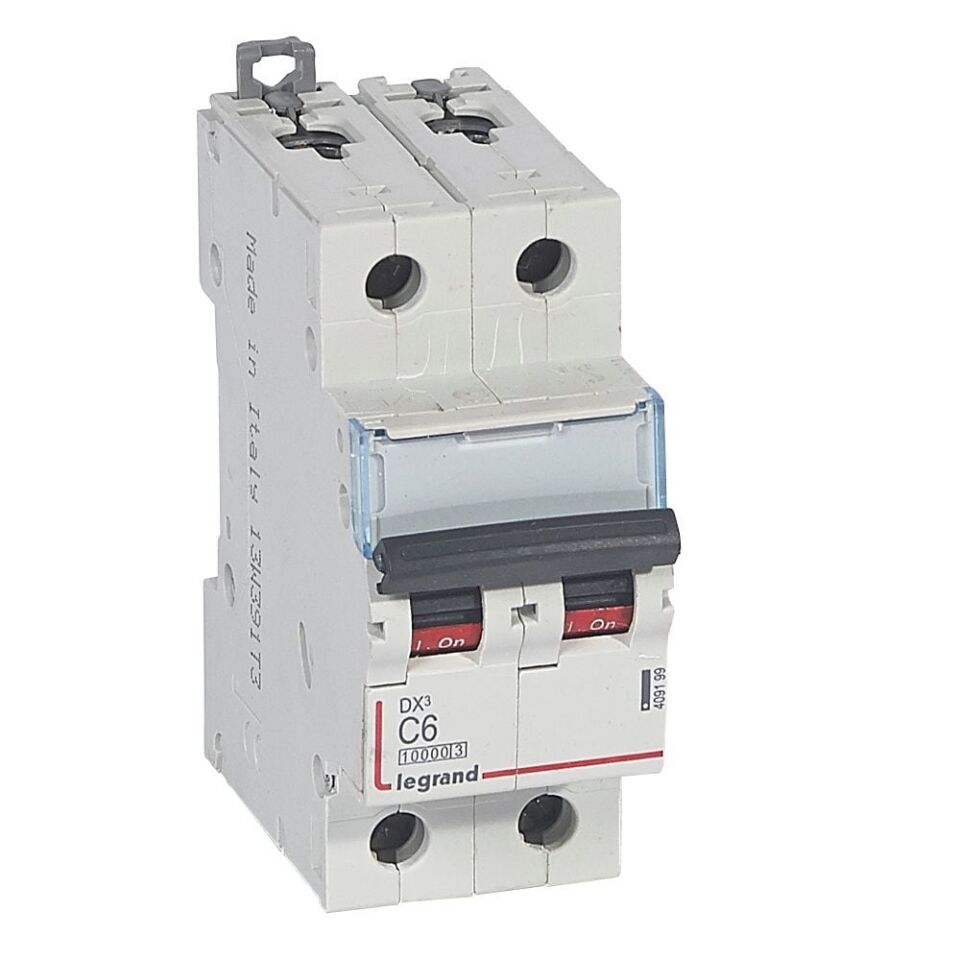 Legrand  DX3 2P C 6A 10kA LEG-409199