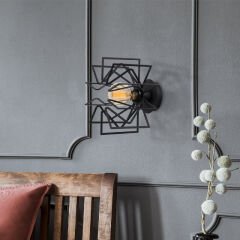 Aydinlatmadunyam Aplik Black Arap-N-953