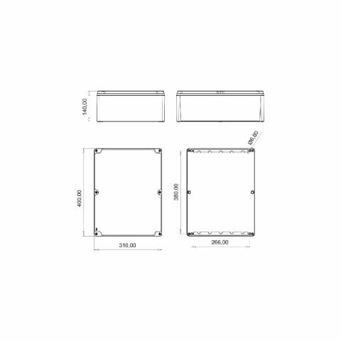Bemis 310X400X140 (Menteseli) Ip67 Exbb3-2180-1067