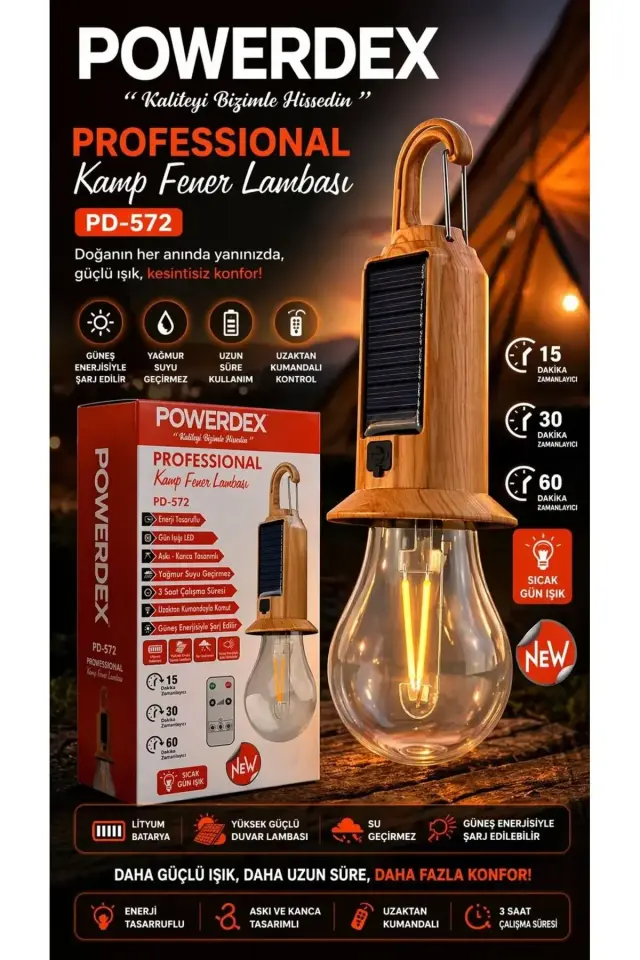 Powerdex Pd-572 Kamp Fener Lambasi