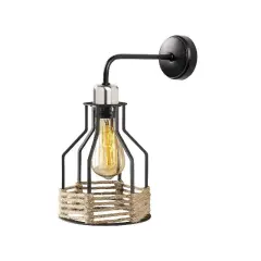 Aydinlatmadunyam Aplik Black Fiko-6601