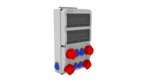 Bemis  5/16A. 380V. 4 Ad. - 1/16A. 220V. 6 Ad. P.P.  IP44 BD8-2418-6020