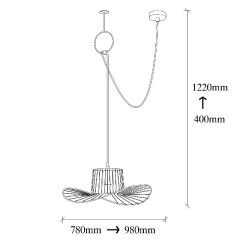 Aydinlatmadunyam Sarkit Black Fotrtel-M-6731