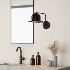 Aydinlatmadunyam Aplik Black Fotr-Mr-324