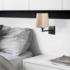 Aydinlatmadunyam Aplik BlackCream Profil-4656