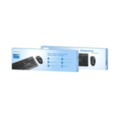Philips Spt6347B Kablosuz Klavye Mouse Seti Siyah