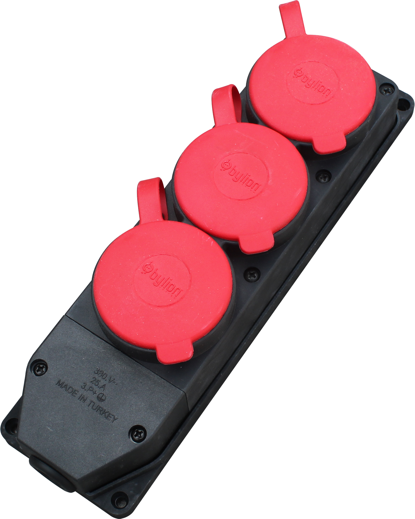 Bylion Kauçuk Üçlü Grup Priz 3X25 Trifaze - 3Kmpt