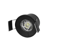 Cata 1,5 W Ledli Yıldız Spot CT-5270 Siyah Kasa Günışığı