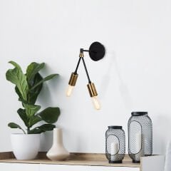 Aydinlatmadunyam Aplik VintageBlack Harput-Mr-662