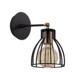 Aydinlatmadunyam Aplik BlackBronze Kemah-N-1238