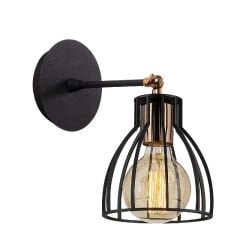 Aydinlatmadunyam Aplik BlackBronze Kemah-N-1238