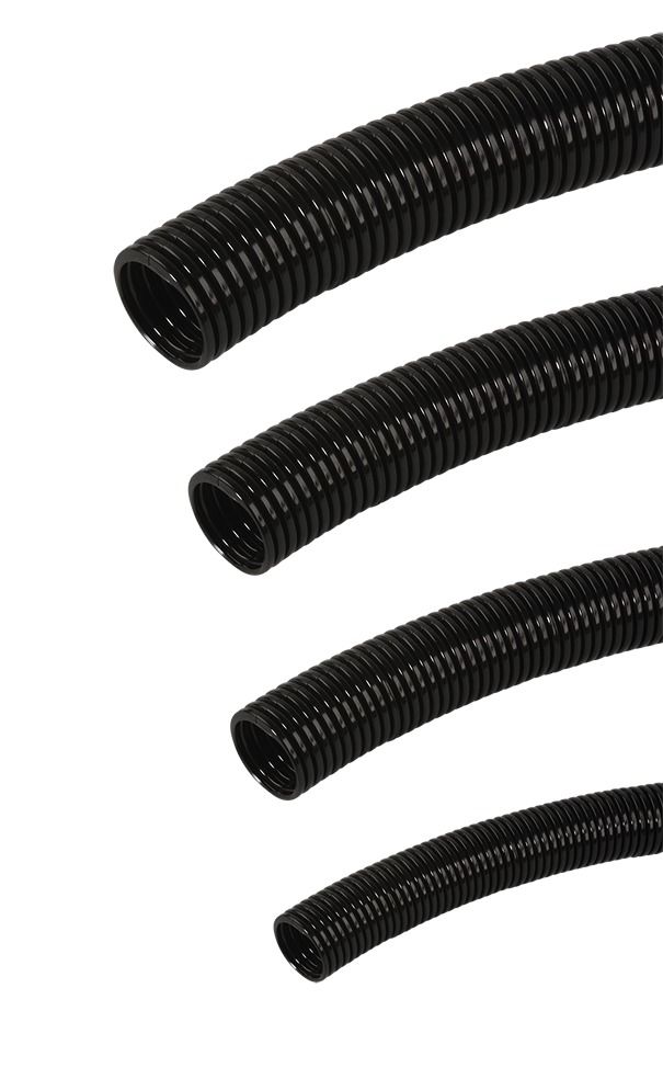 Mutlusan Ø18 Plastik Spiral Siyah  - 001 020 400018 00 11