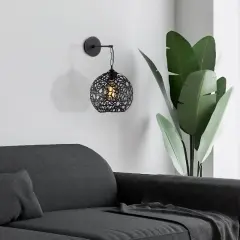 Aydinlatmadunyam Aplik Black Selcuklu-Mr-710