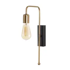 Aydinlatmadunyam Aplik GoldBlack Mum-3501