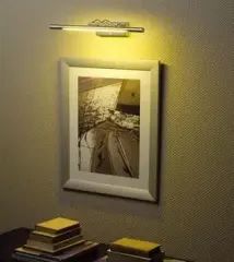 Cata Kuğu Resim Banyo Aplik Gold CT-5246 Beyaz Işık
