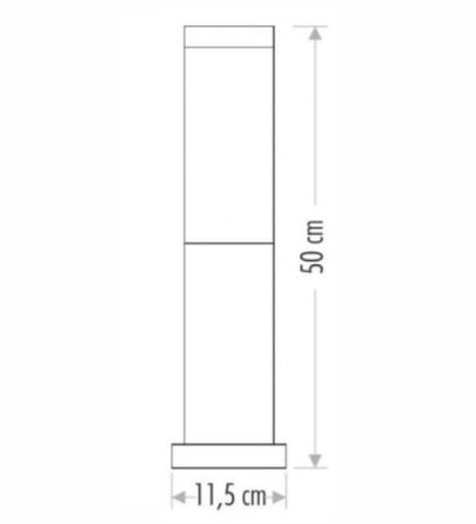 Cata Roma 40 Cm Abs Bahçe Armatürü CT-7013