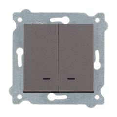 Exen Mocha Modül+Kapak  Isikli Komütatör