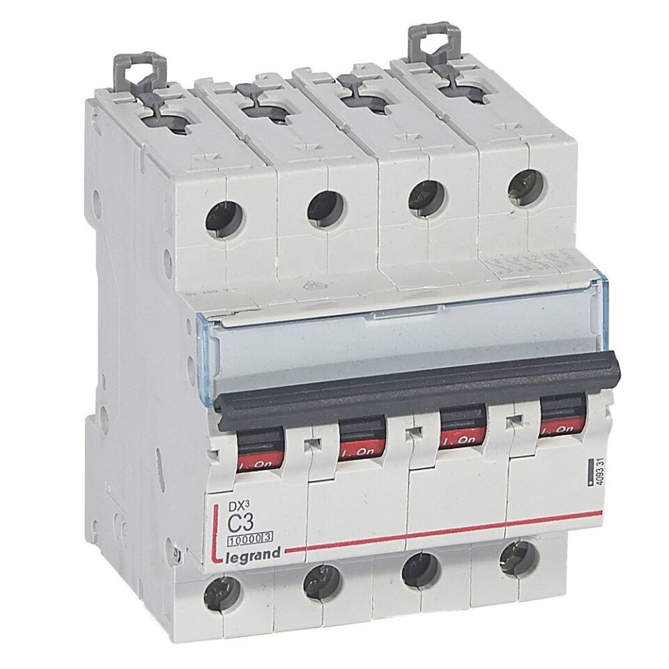 Legrand  DX3 4P C 3A 10kA LEG-409331