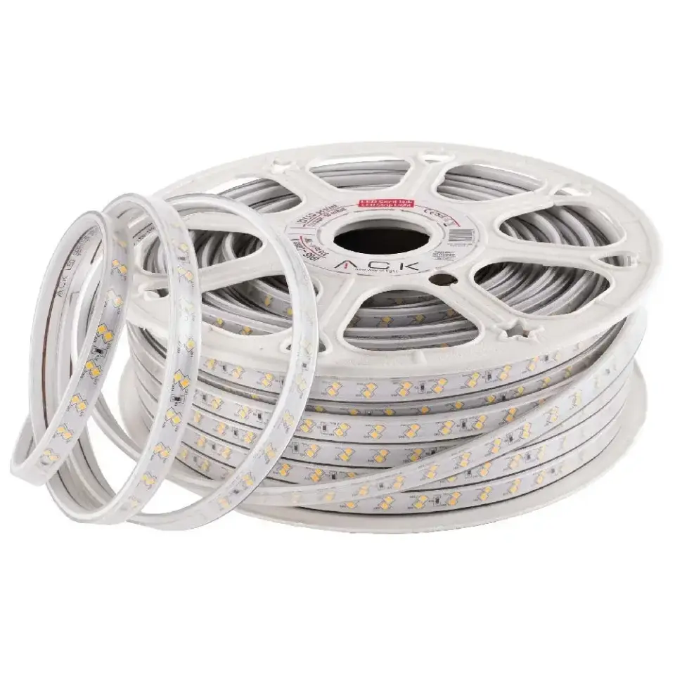 Ack 2835-120Led/1M-8.5W, 220V, Mavi, 360Lm, Ip54, Led Serit 14Mmx6Mm