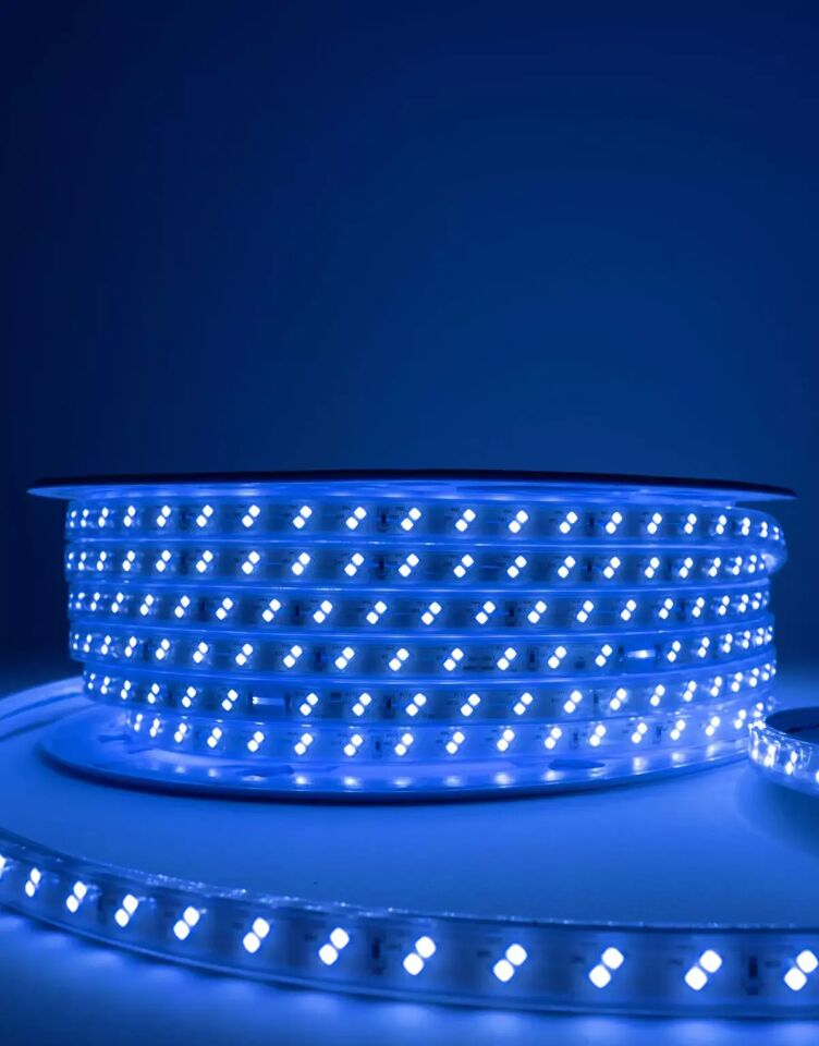 Ack 2835-120Led/1M-8.5W, 220V, Mavi, 360Lm, Ip54, Led Serit 14Mmx6Mm