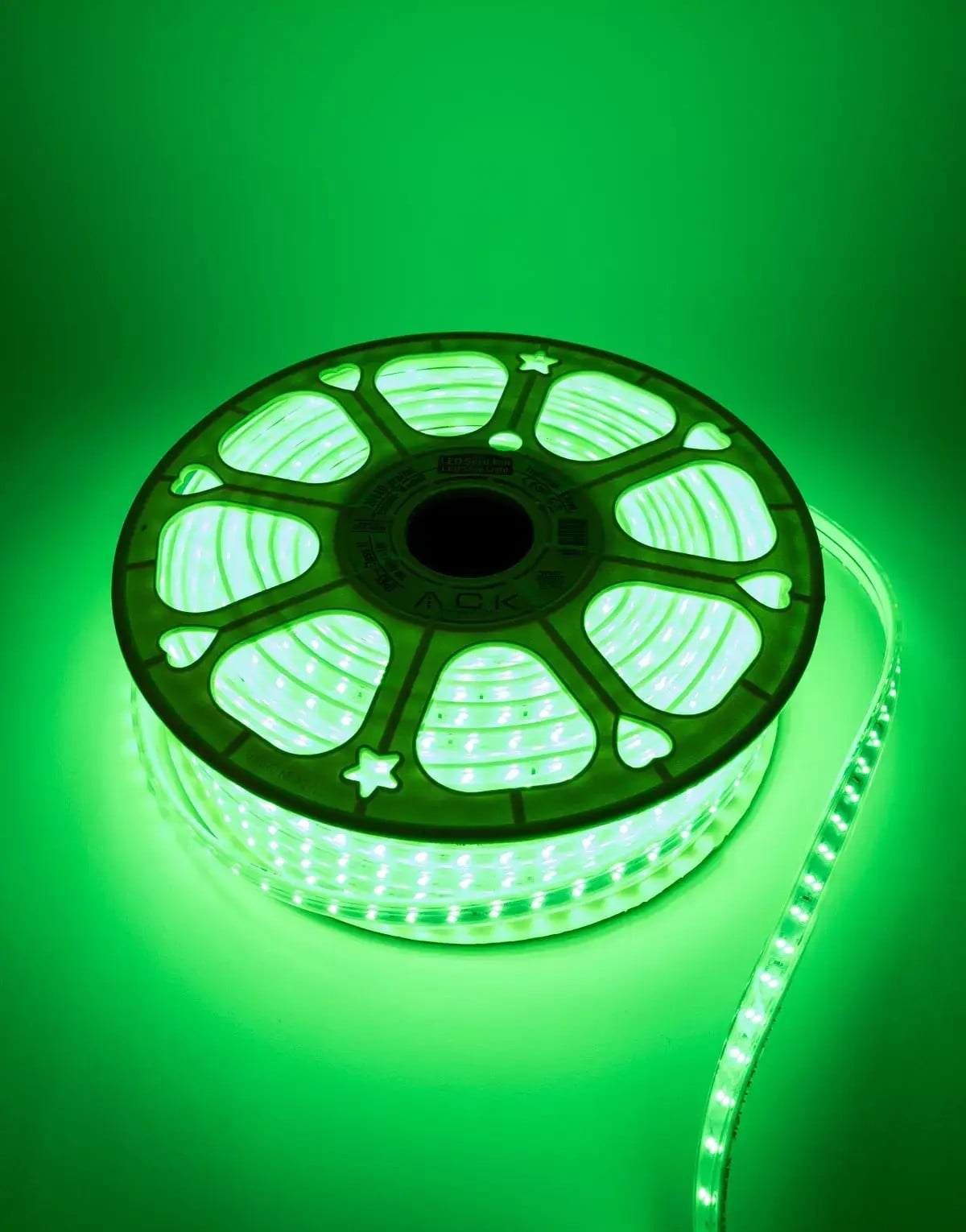 Ack 2835-120Led/1M-8.5W, 220V, Yesil, 1920Lm, Ip54, Led Serit 14Mmx6Mm