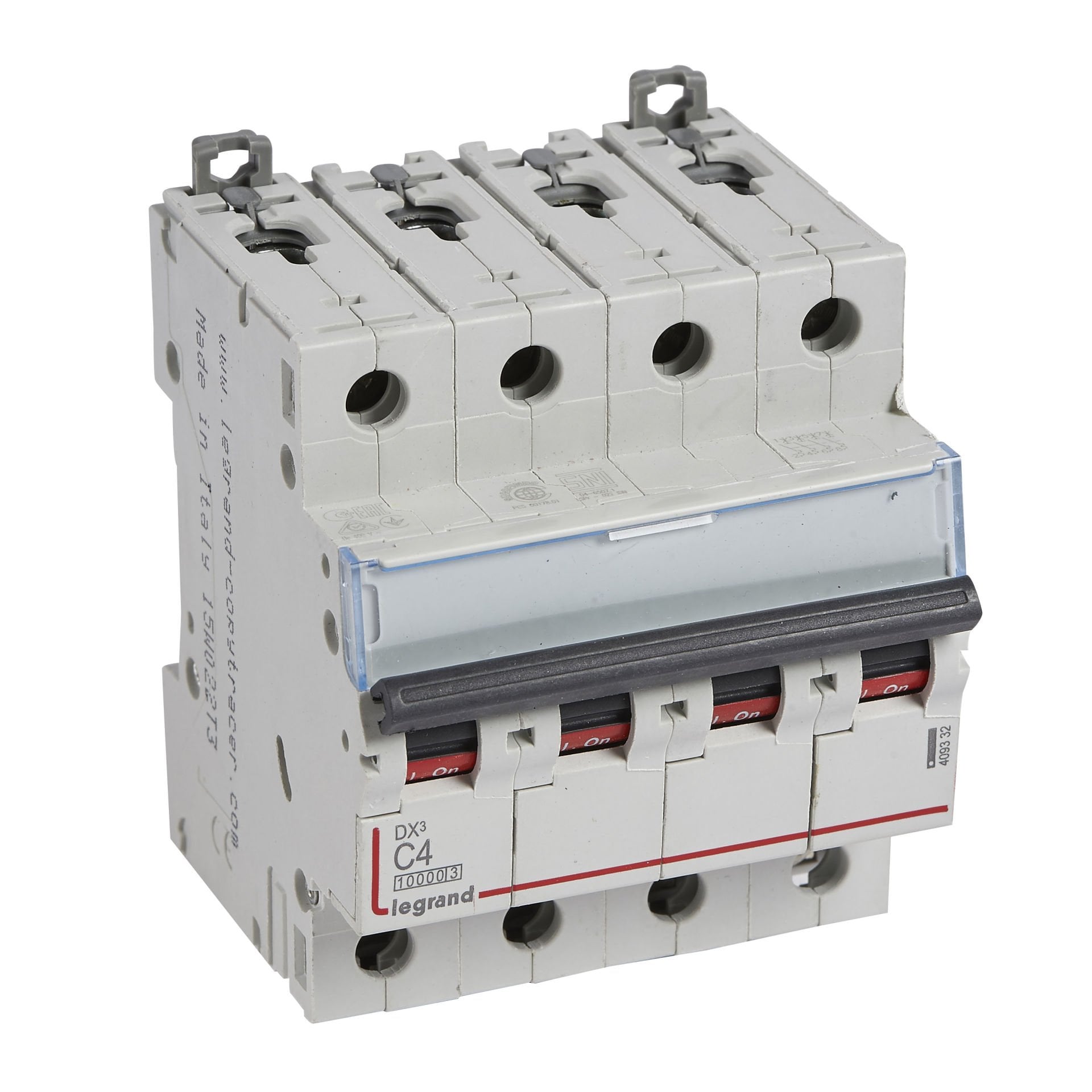 Legrand  DX3 4P C 4A 10kA LEG-409332