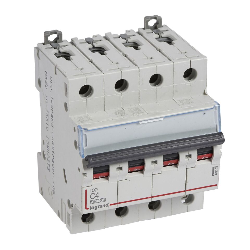 Legrand  DX3 4P C 4A 10kA LEG-409332
