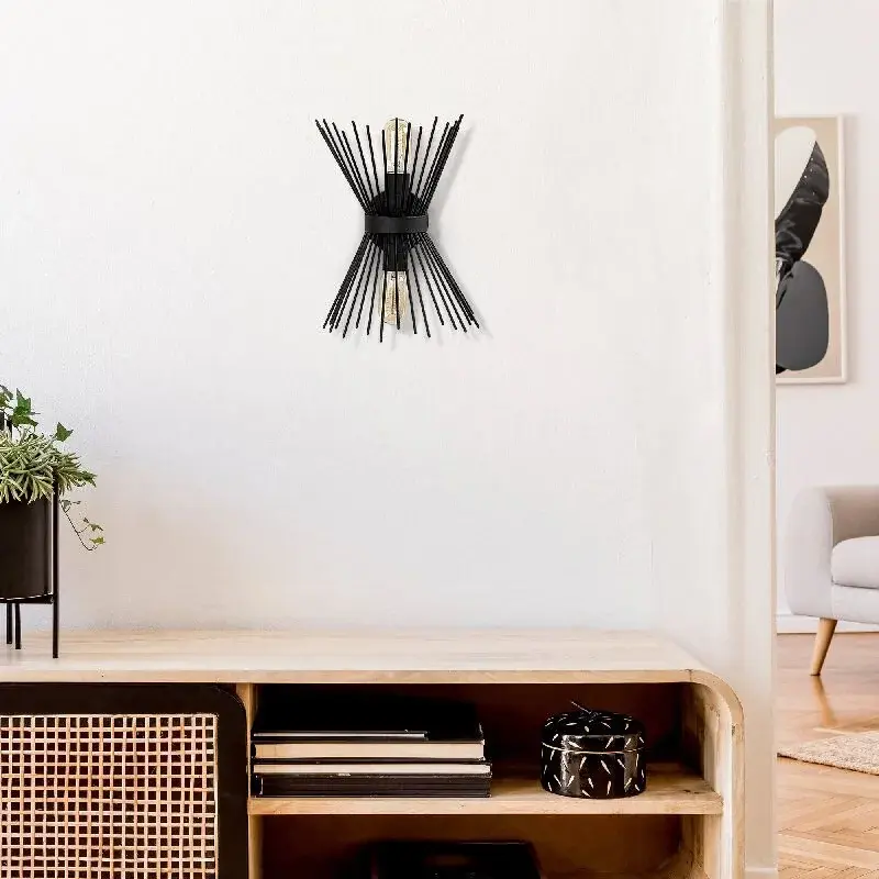 Aydinlatmadunyam Aplik Black Kirpi-3091