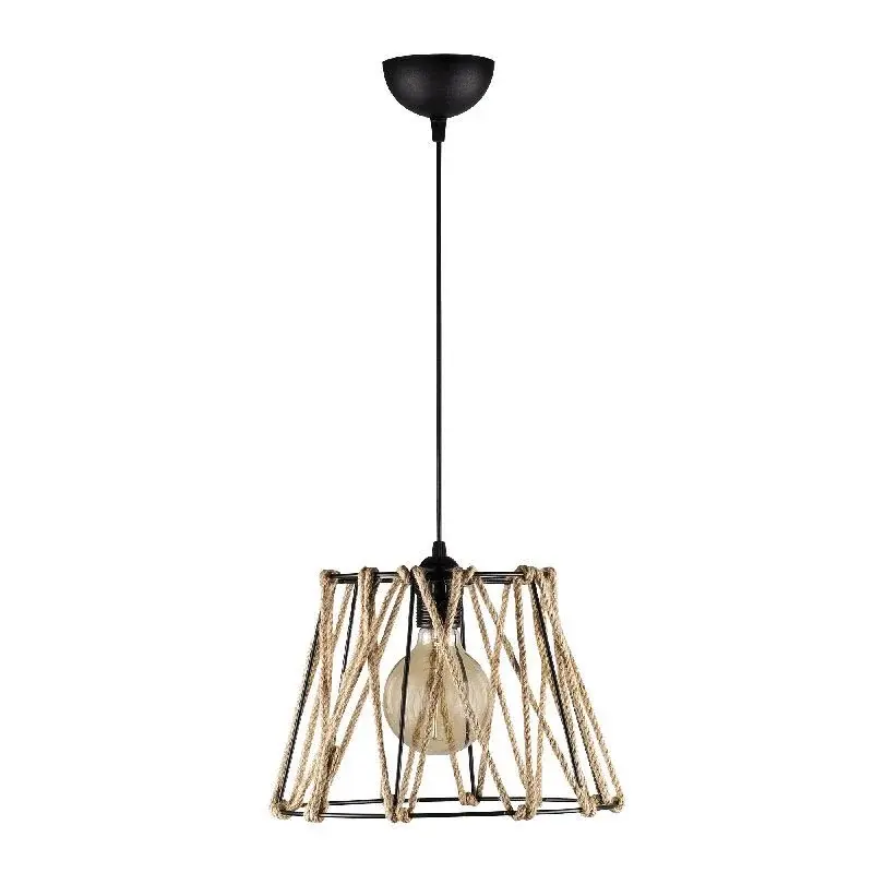 Aydinlatmadunyam Sarkit BlackBeige Jut-Mr-784